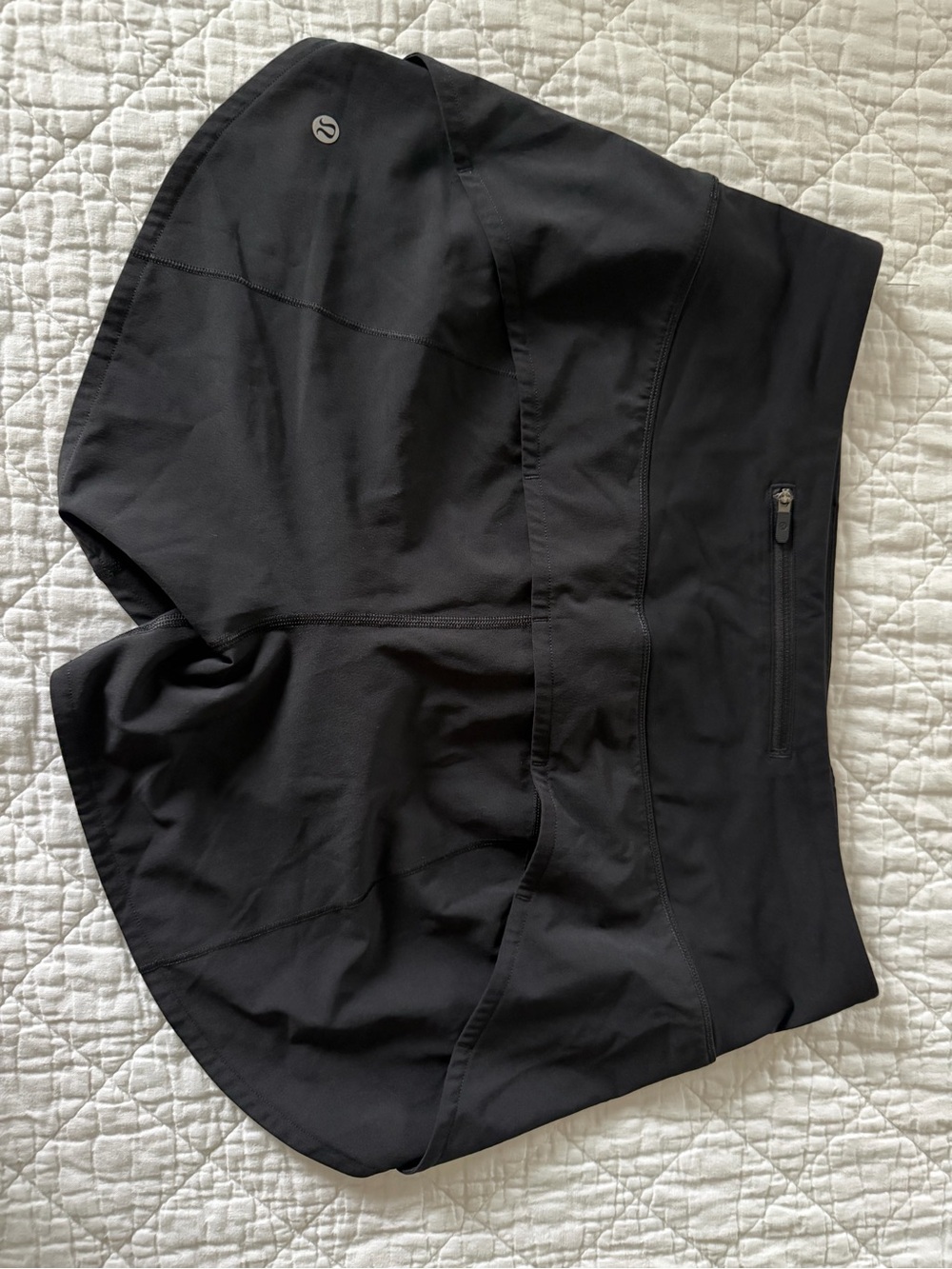 Lululemon Speed Up 4" HR Shorts Blk. Sz.10, Outstanding condition - Picture 6 of 11